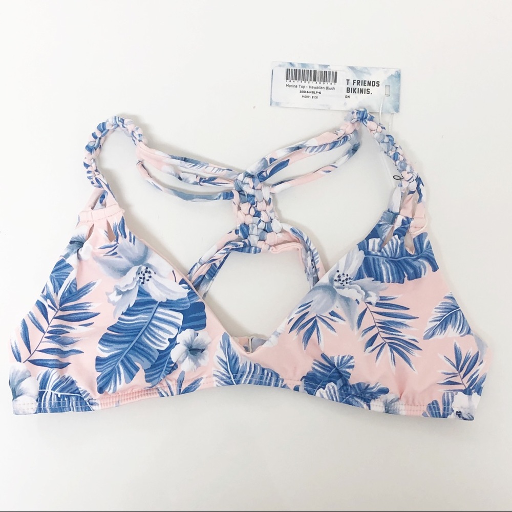 Frankie’s Bikinis Marina Top in Hawaiian Blush